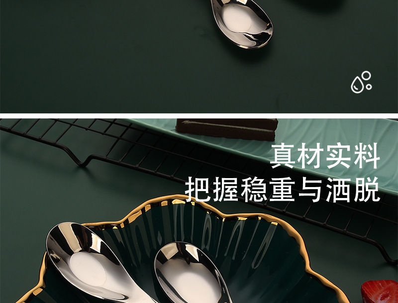 304勺子批发勺子316不锈钢汤勺家用调羹小餐勺商用超市货源平底勺详情9