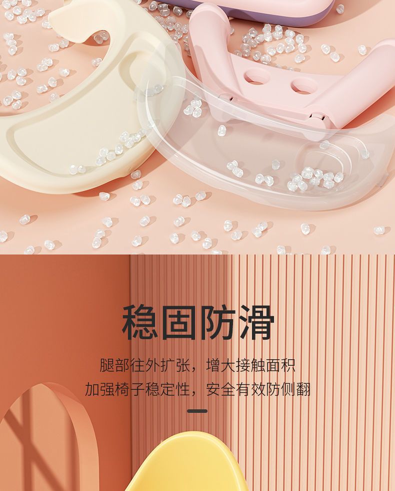 宝宝吃饭桌餐椅多功能凳子婴儿童椅子家用塑料靠背座椅叫叫小板凳详情7