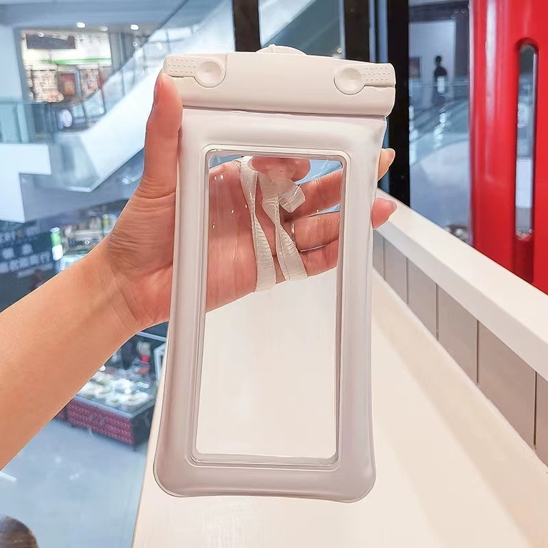 手机防水袋潜水套保护壳触屏游泳华为苹果小米通用外卖骑手密封袋详情5