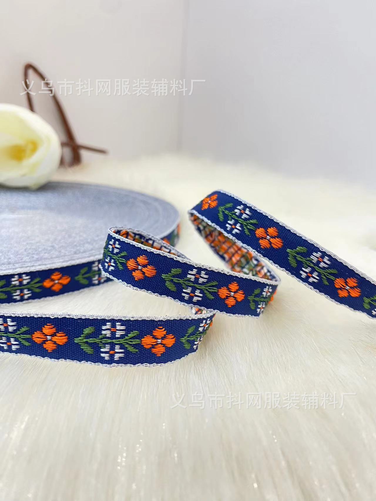 1.2cm-1.3cm ретро-классическая национальная классическая атласная атласная одежда, китайский аксессуар танг, банты ручной работы pic 12