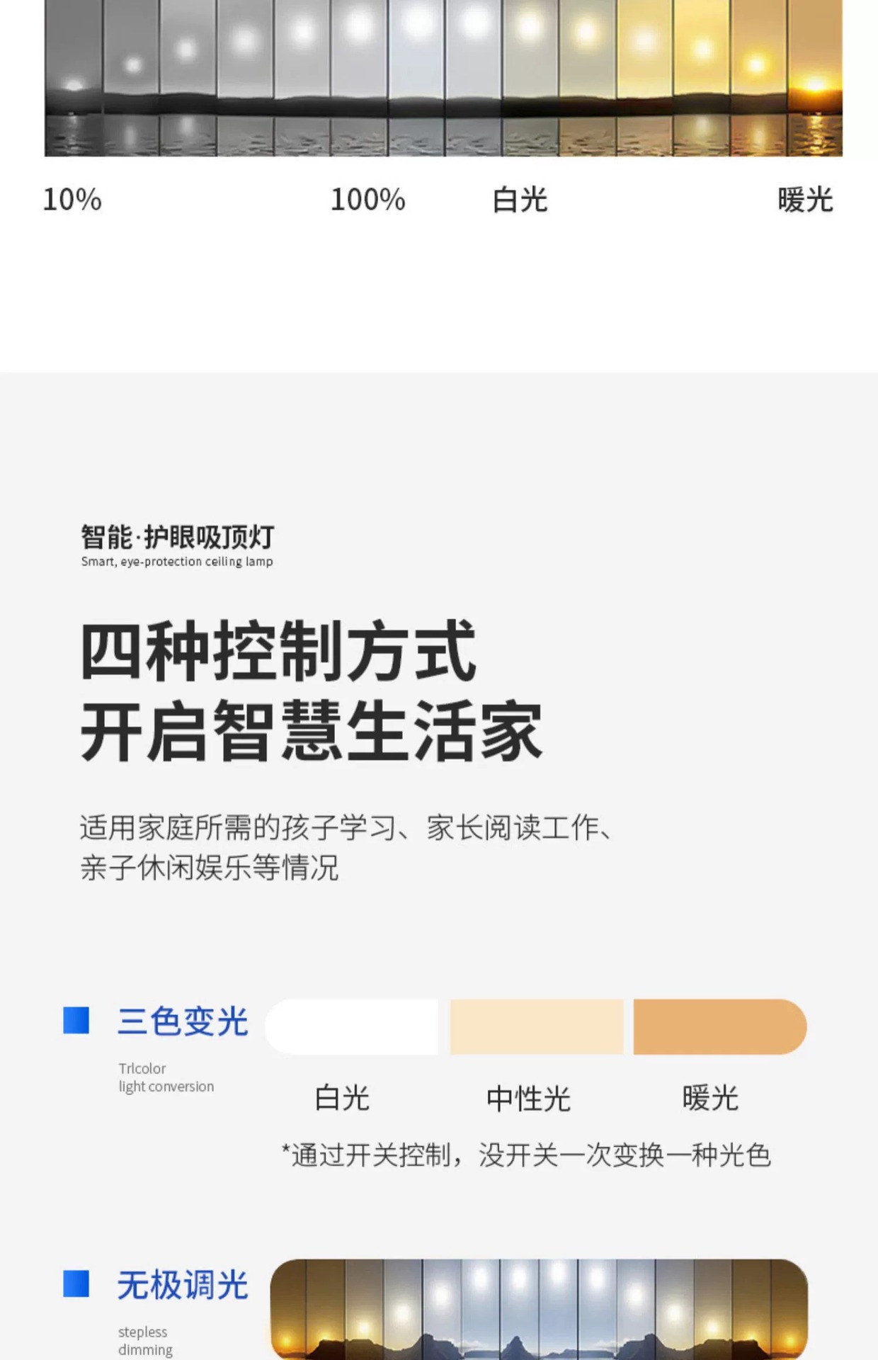 led吸顶灯长方形客厅灯办公室简约现代大气大灯卧室主灯灯具大全详情16