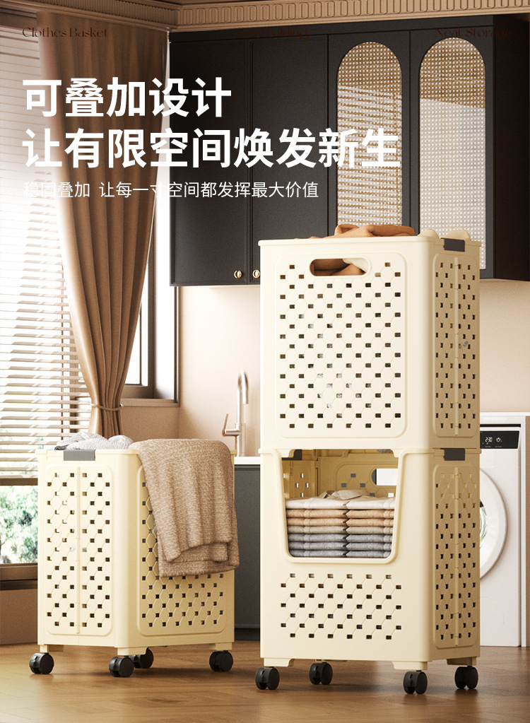 跨境专供脏衣篮脏衣篓衣服收纳可折叠高颜值大容量卫生间浴室家用01919详情5