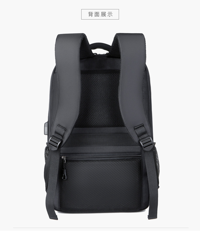 双肩背包跨境大容量电脑背包男多功能背包厂家批发可印logo双肩包详情19