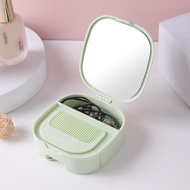 Jewelry box storage box, portable stud earrings, earrings, jewelry, necklace, ring, small, exquisite and mini new style box pic 22