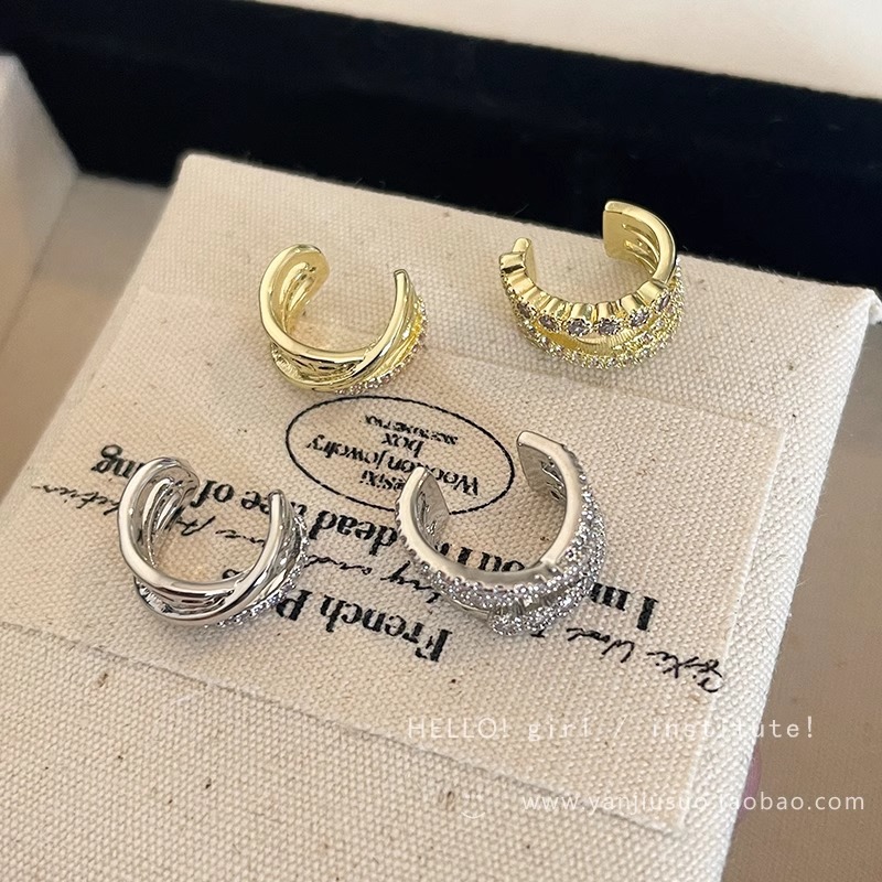 很飒哟~ins风多层耳骨夹气质小众耳夹无耳洞女轻奢感耳环耳饰详情10