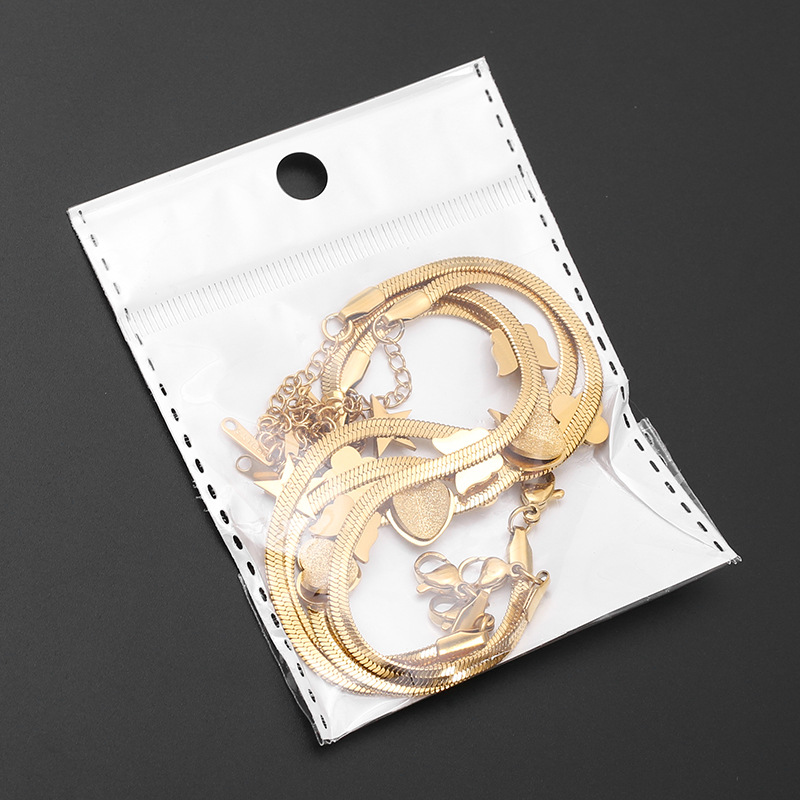 Titanium steel French light luxury fashion, versatile stainless steel heart to blade, niche high-end design sense accessories pic 8