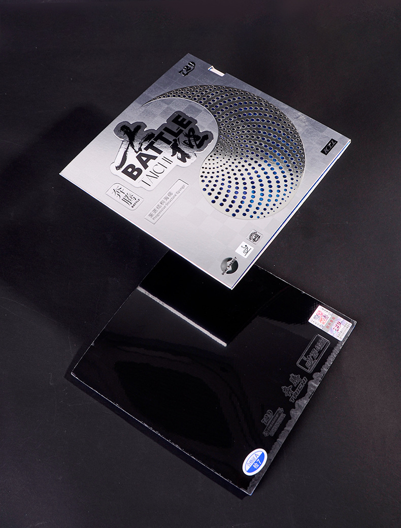 Friendship 729 Pentium Tai Chi Table Tennis Racket with gradient blue rubber, genuine professional grade reverse rubber sleeve rubber from the Mianyang Provincial Team pic 15