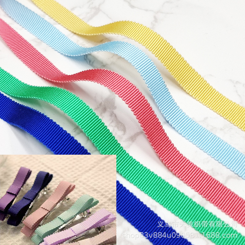 En stock 1cm visera rayón con cinta de seda de color sólido gorra de algodón con guarnición multicolor dentadura borde rosca zapato gorra adorno pic 1