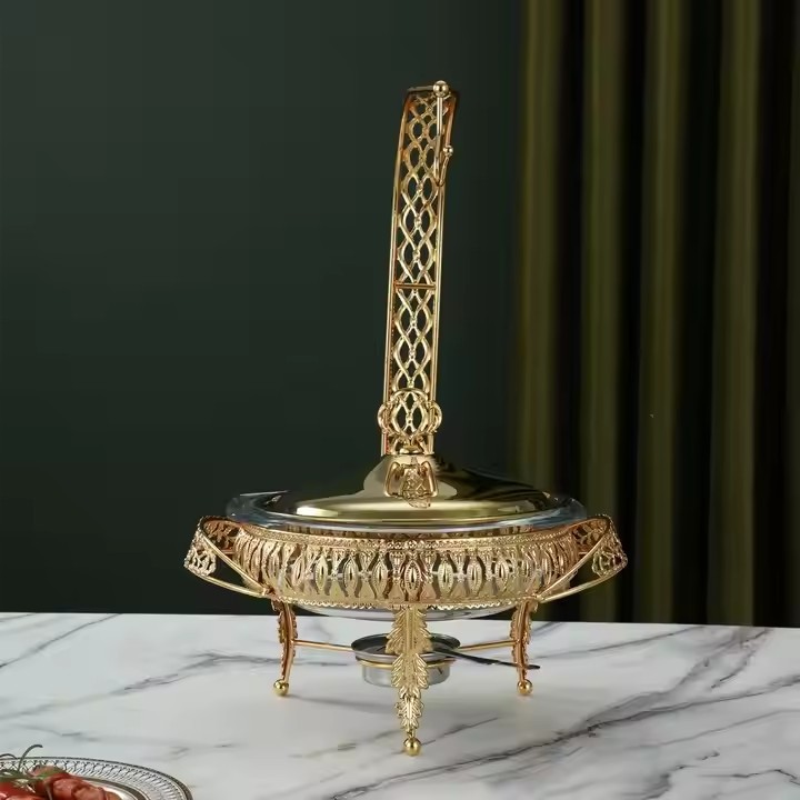 跨境自助餐布菲炉 耐高温微波炉酒精加热保温吊炉Chaffing Dishes详情12