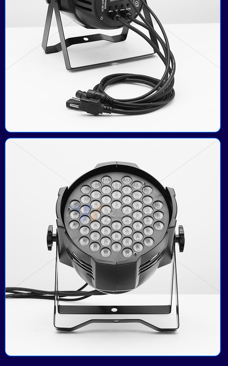 文景舞台灯光led全彩帕灯54颗3w染色灯婚庆酒吧舞蹈室cob面光灯详情22