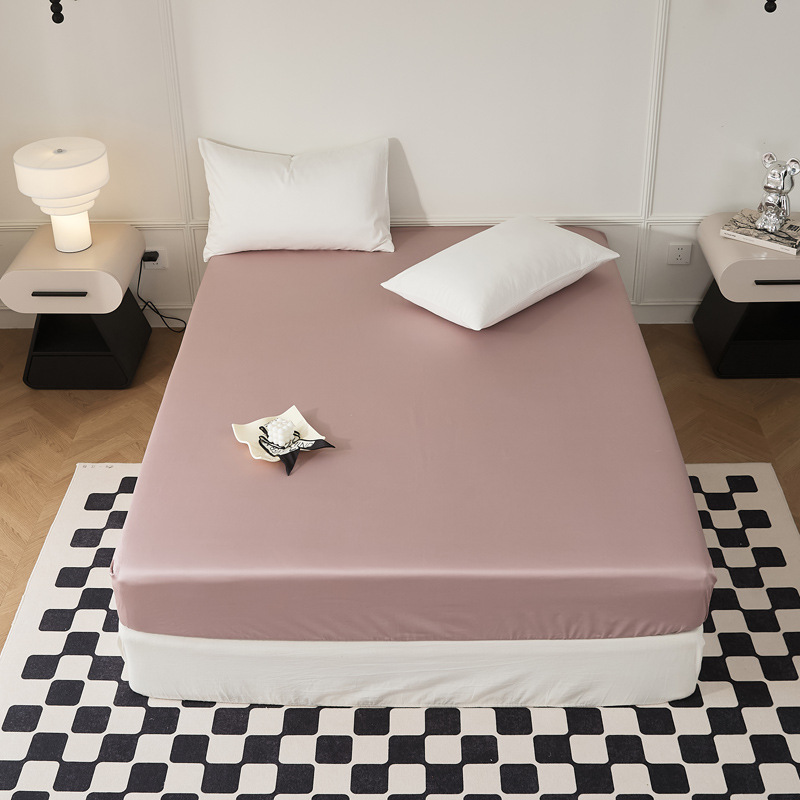 Single-piece quilt cover, pure cotton long-staple cotton bed sheet, bed cap, oversized quilt cover, skin-friendly single and double solid color bedding pic 74