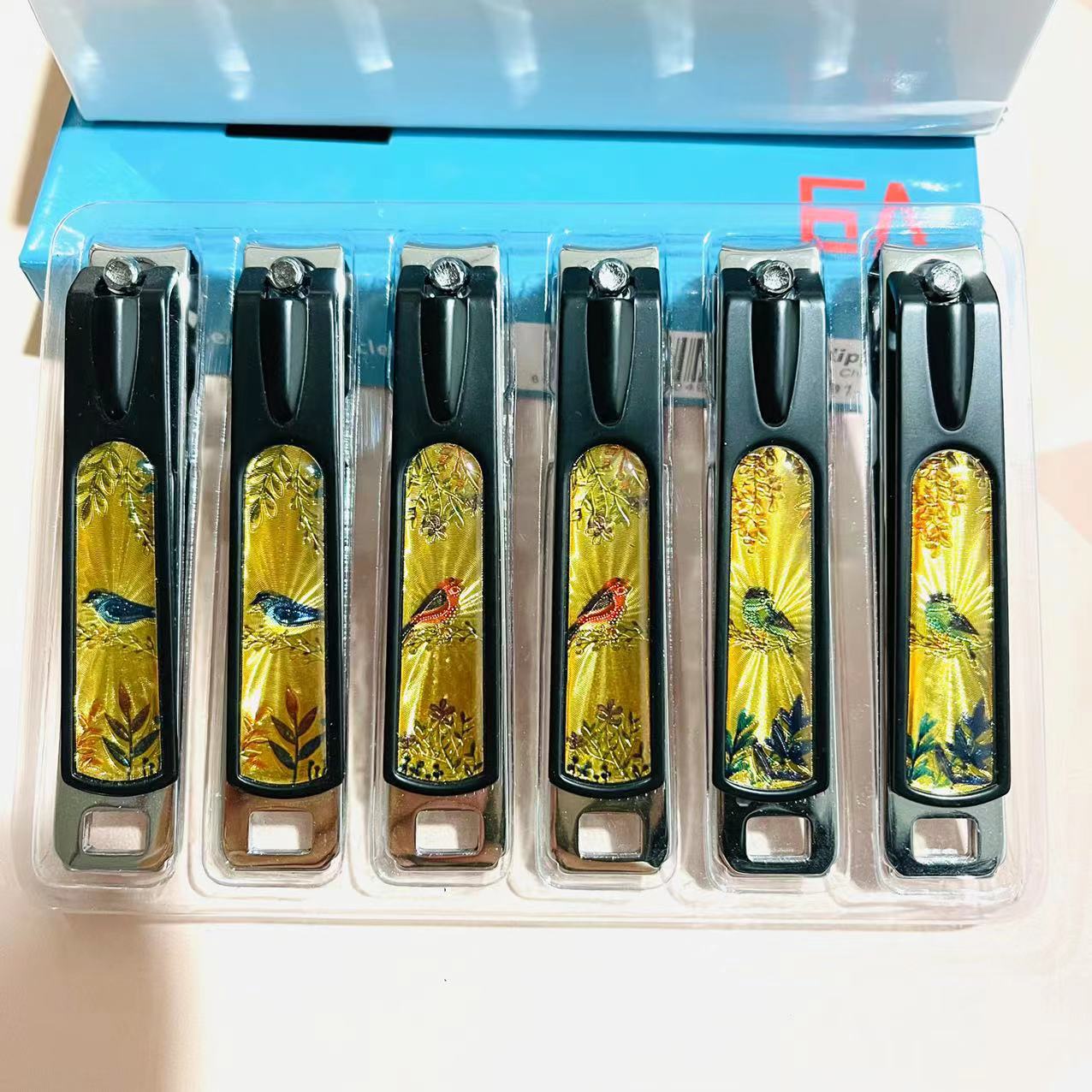 【 Office 】VT801-4D nail clippers 12 per box, 600 per piece. VT801-4D box flat nail clippers with file trimming knives, adult home flat nail clippers for manicure, 2 yuan pic 4
