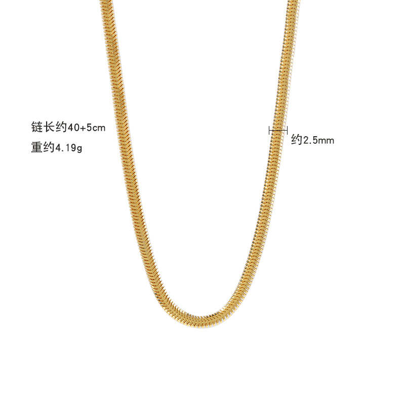 项链925纯银意大利蛇骨链锁骨链女高级感小众气质ins饰品配饰青岛详情6