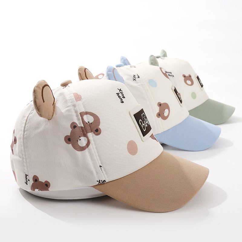 婴儿帽子秋冬可爱超萌韩版洋气男女宝宝鸭舌帽棒球帽百搭小童春秋详情8