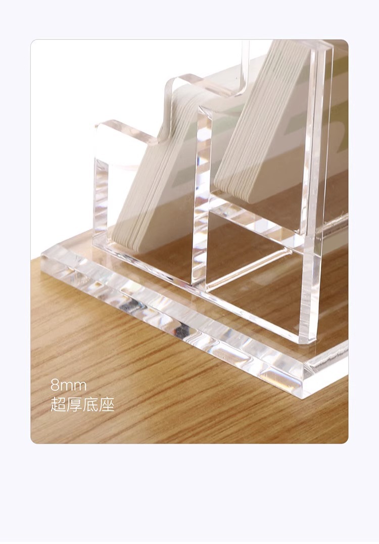 Acrylic business card stand, creative business multi-layer business card storage box, acrylic business card box cross-border wholesale and customization pic 22