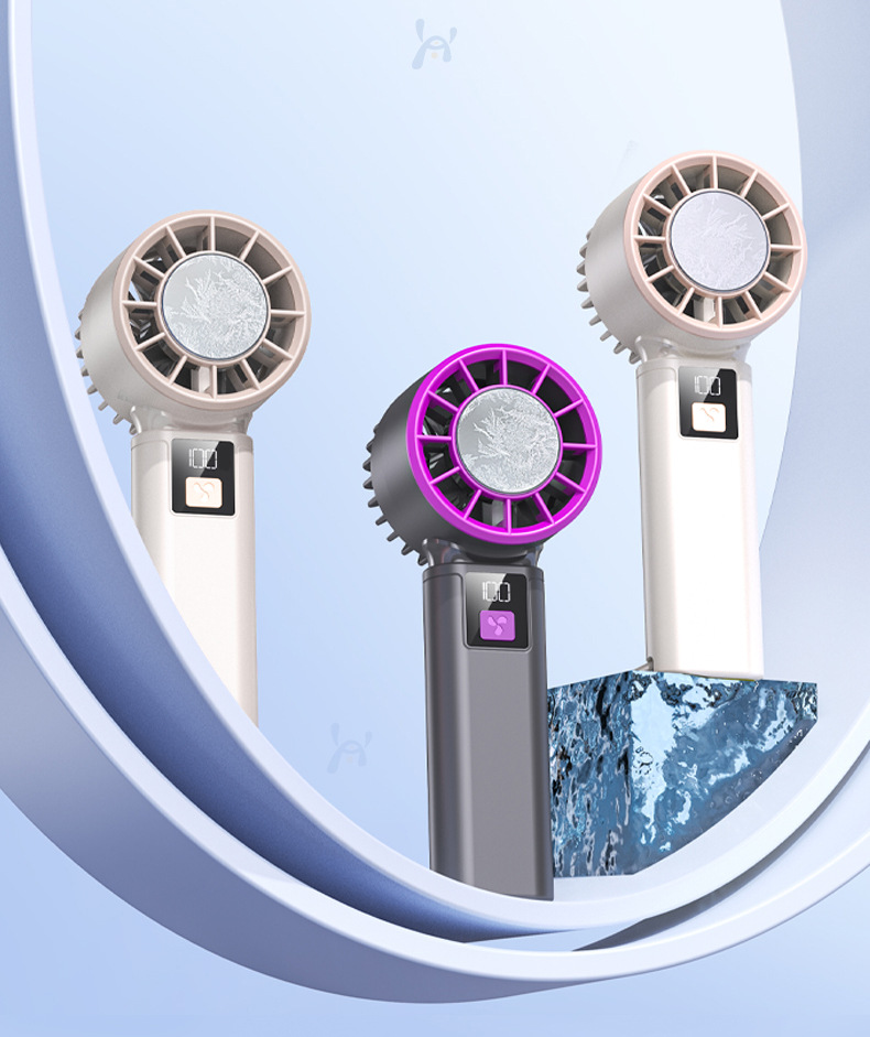 手持小风扇半导体制冷户外小空调便携迷你随身强力usb降温电风扇详情7