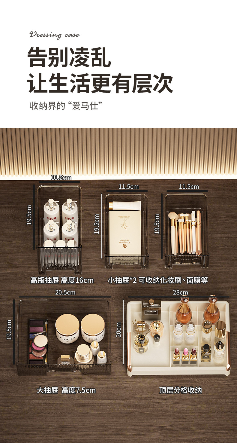 Cosmetic storage box, hand sanitizer foaming bottle, hotel shampoo silicone portioning bottle pic 4