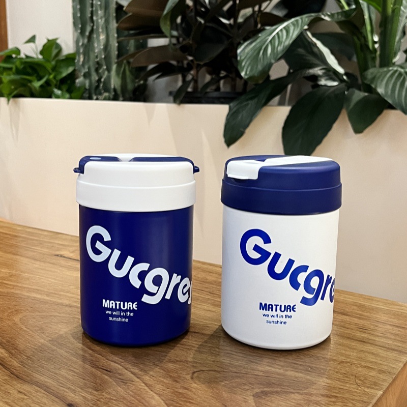 New 304 stainless steel ton-ton cup, outdoor portable double-drinking straw cup, double-layer vacuum, high appearance level insulated cup pic 21