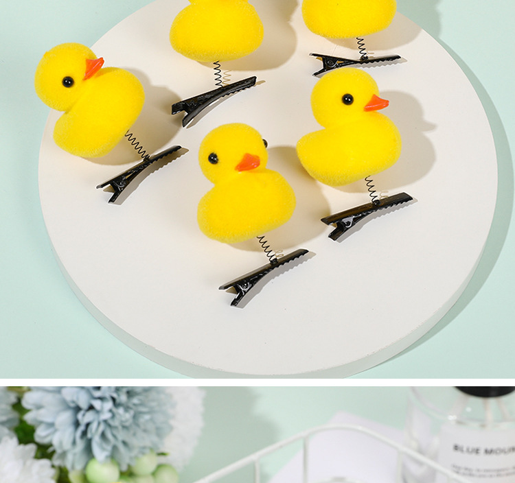 小黄鸭发夹批发儿童卖萌头饰创意新奇小发卡小学生奖品外贸礼物详情9
