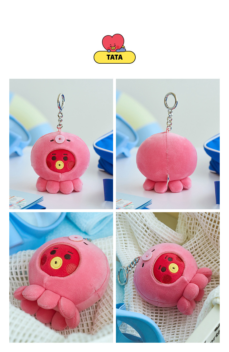 BT21海洋朋友系列毛绒钥匙扣可爱公仔挂件LINEFRIENDS玩偶娃娃礼品详情6