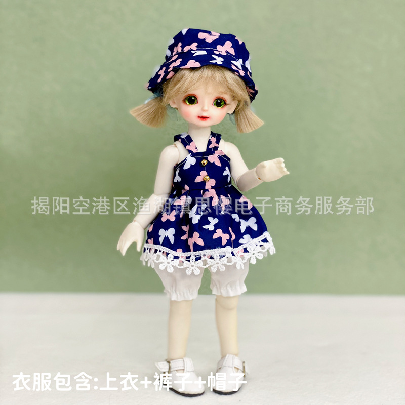 6分bjd娃娃换装衣服洛丽塔套装30厘米洋娃娃裙子连衣裙制服女仆装详情15