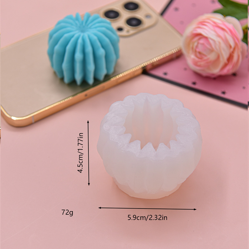 Choukai succulent plant silicone mold diy Chocolate mousse Cake decoration Scented gypsum candle drip glue mold pic 6