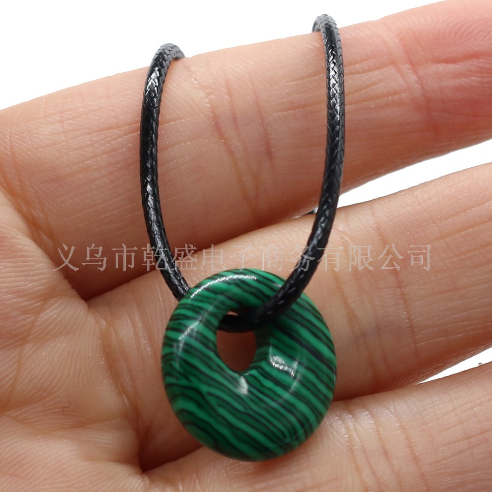 Exquisite natural stone semi-precious stone beads, large-hole beads, DIY jewelry accessories, handcrafted necklaces, wholesale pic 6