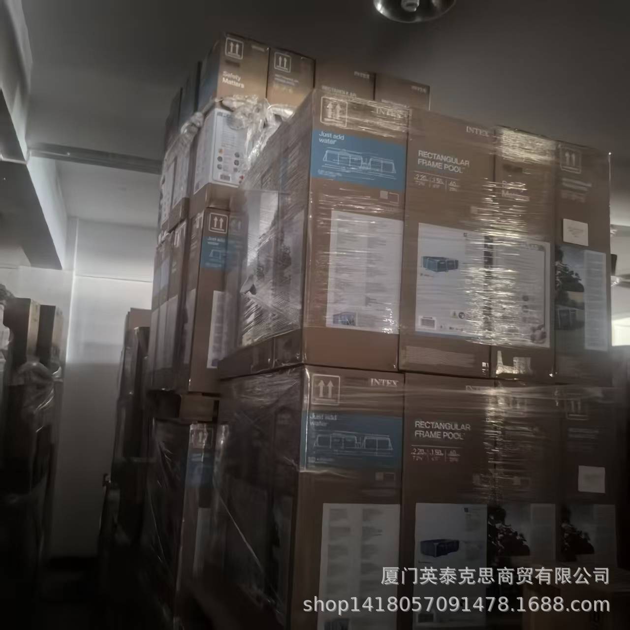 intex28273长方形管架水池支架游泳池家庭水池家庭洗澡池儿童戏水池详情4