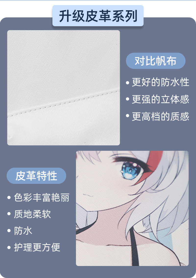 卡通校园全彩皮革双肩包高中初中小学大容量电脑背包书包厂家代发详情3