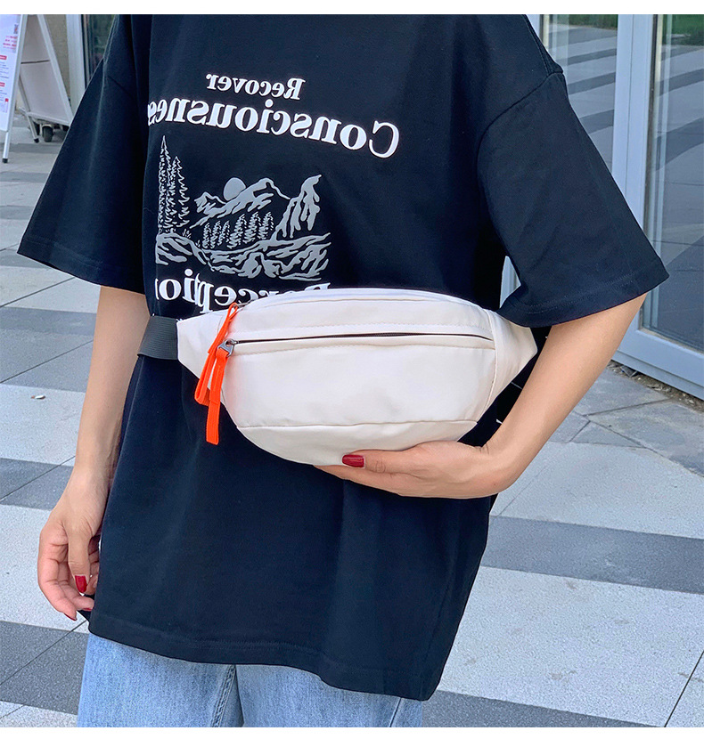 男女同款休闲胸包户外运动百搭腰包斜挎包单肩包礼品LOGO厂家批发详情17