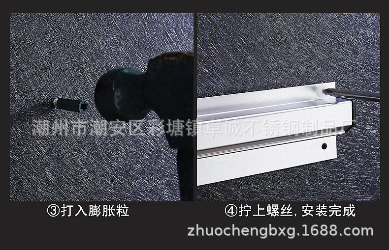 加厚铝合金夹单器外卖订单夹方便取单器滚珠抽单夹防风长度支持改详情20