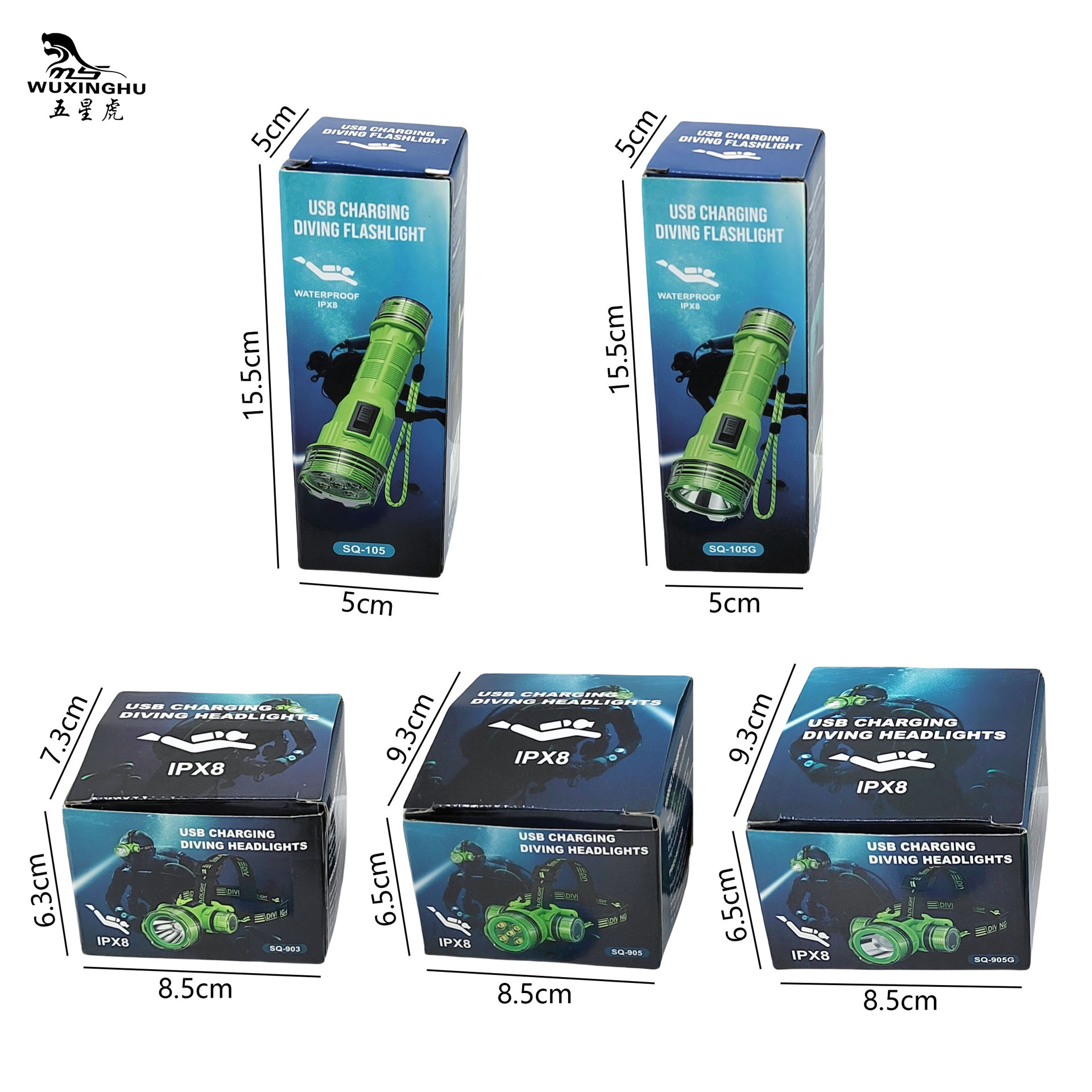 High-intensity LED diving headlamp, waterproof, rechargeable, long-range, long-lasting, underwater dedicated head-mounted flashlight, lighting, daily necessities pic 8