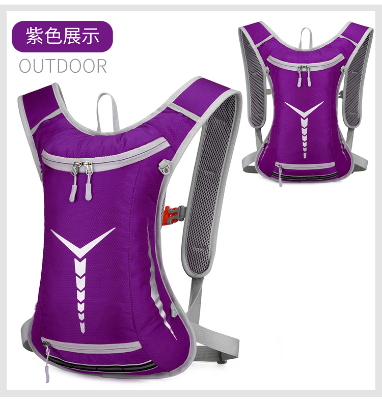 New outdoor colorful cycling bag, Korean-style simple sports mountaineering and off-road fitness water bag, water-resistant backpack pic 32