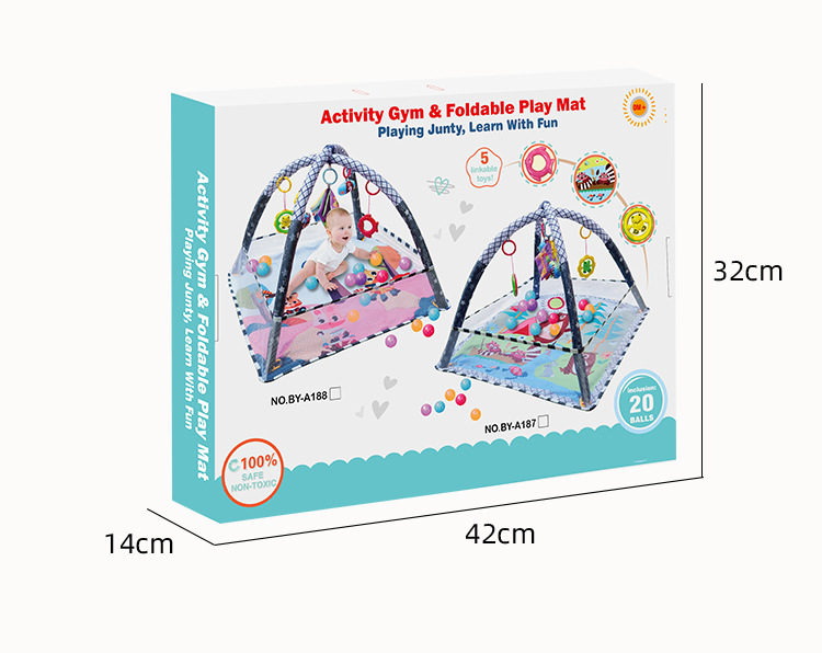 Cross-border baby pen, game, fitness frame, early education for newborn babies, ocean crawling, ball pool, toy gifts pic 34