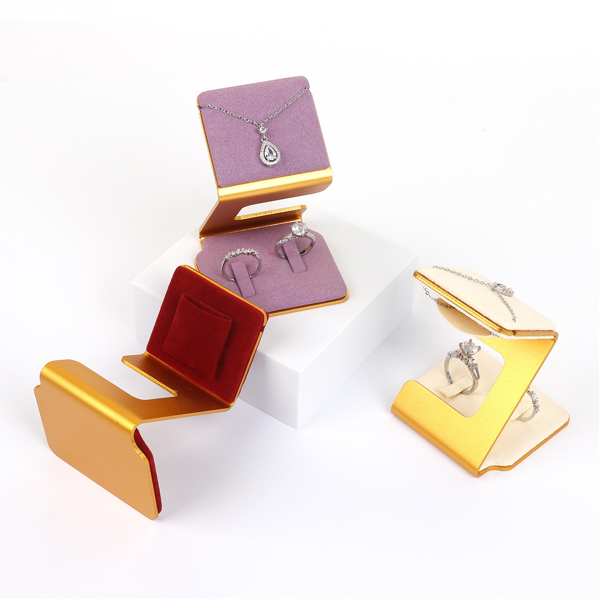 珠宝展示架首饰模特手串手饰黄金饰品架饰品陈列架展示柜详情3