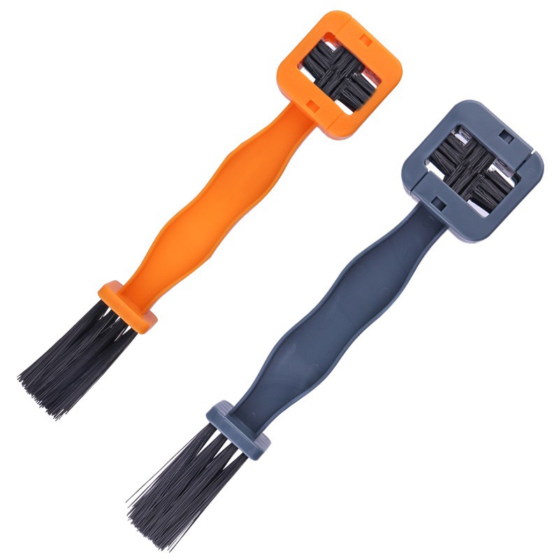 Motorcycle and bicycle chain brush, bicycle chainring cleaning brush, four-sided fully enclosed bristle cleaning tool pic 1