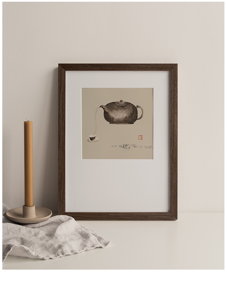 画框装裱实木字画装裱框架书法表框画框外框挂墙装饰摆件相框中式详情12