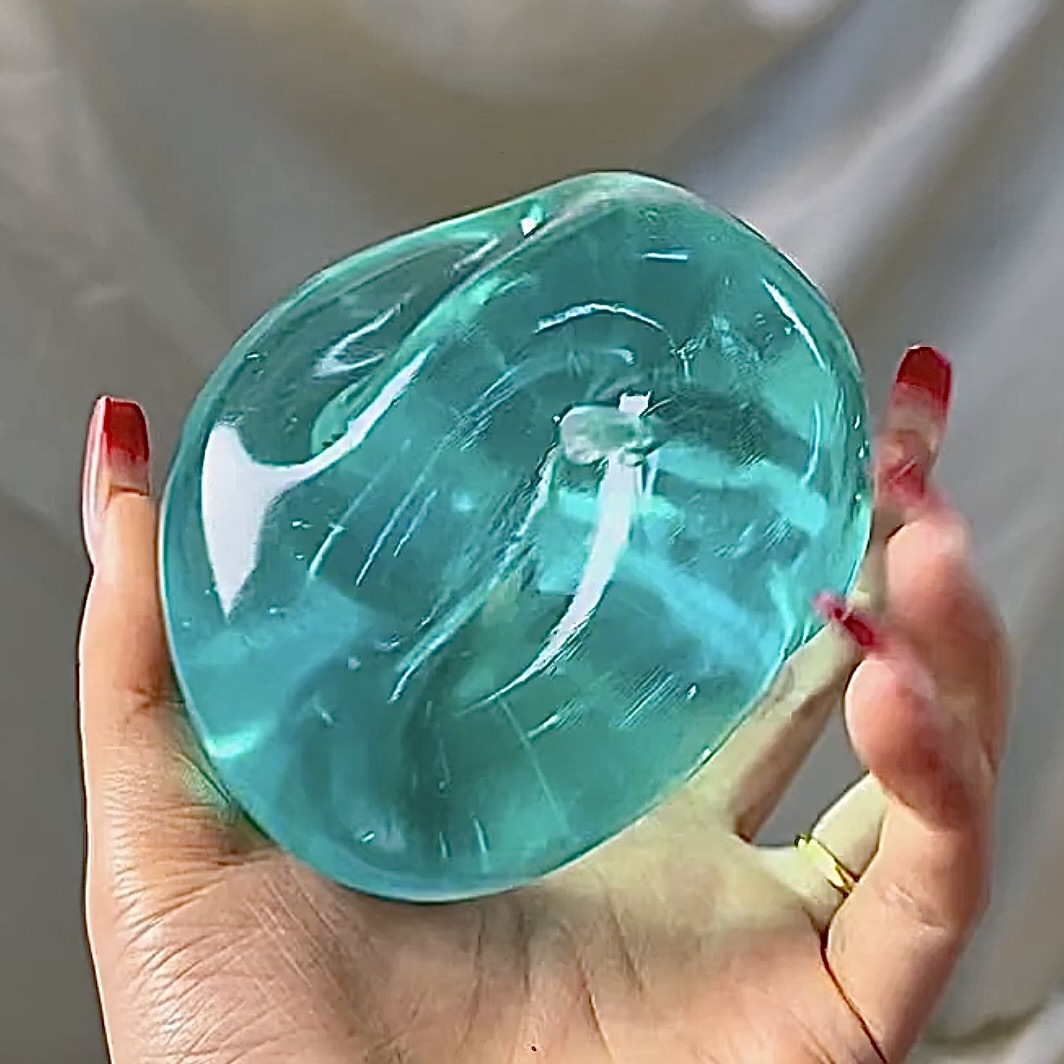 可塑冰薄荷苹果糖大苹果手作球减压玩具奶油感不回弹新奇特玩具详情12