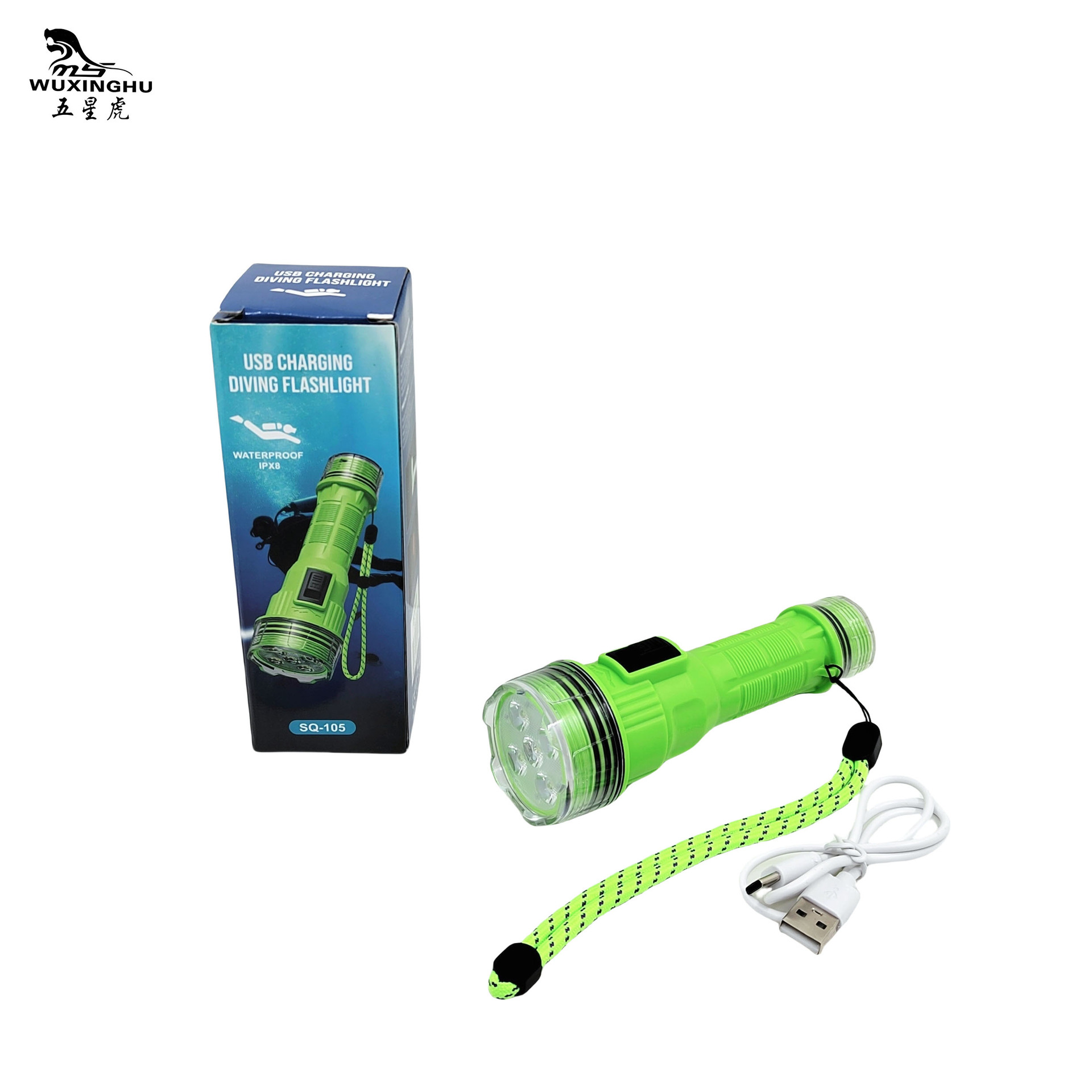 High-intensity LED diving headlamp, waterproof, rechargeable, long-range, long-lasting, underwater dedicated head-mounted flashlight, lighting, daily necessities pic 6