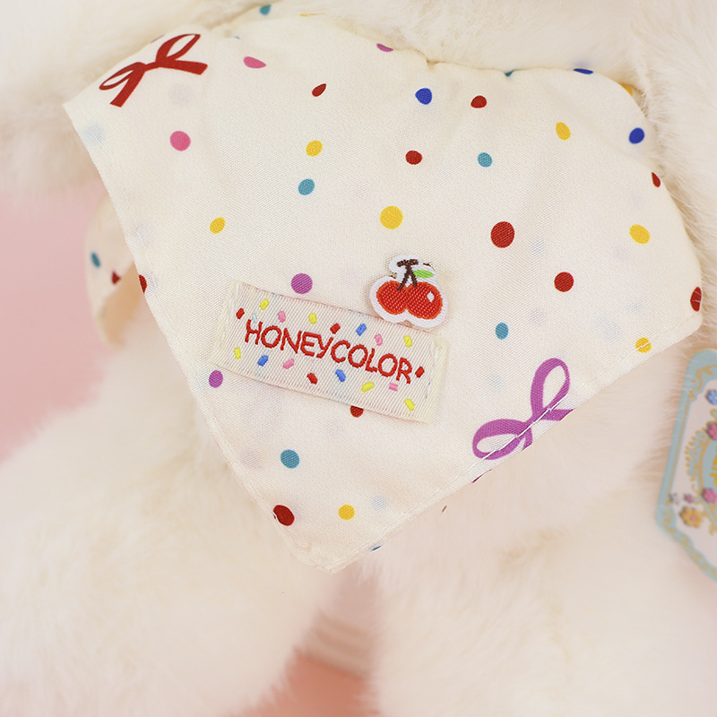 Cute and adorable little rabbit plush toy, sweet and ear-hanging rabbit, fresh and cute birthday gift, rabbit figurine pic 3