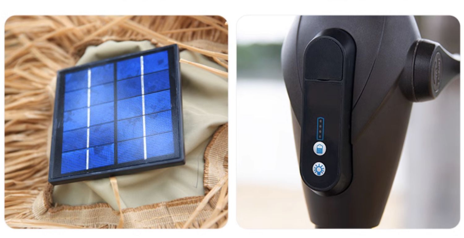 3MLE茅草伞户外遮阳伞庭院伞中柱伞室外摆摊太阳伞露营草棚稻详情30