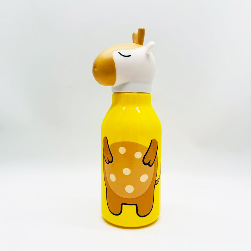 New animal cup for foreign trade, summer new style unicorn cartoon reindeer fashion gift cup, creative and cute lid pic 12