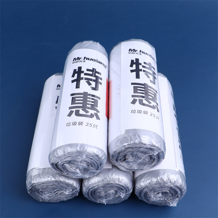 货郎先生垃圾袋家用加厚一次性源头工厂点断式平口式PE拉圾塑料袋详情9