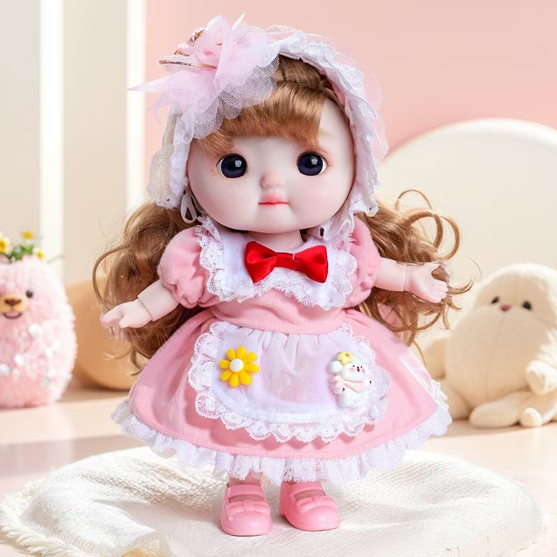 A 20-centimeter doll, a cute baby, a birthday gift set for a lovely girl pic 7