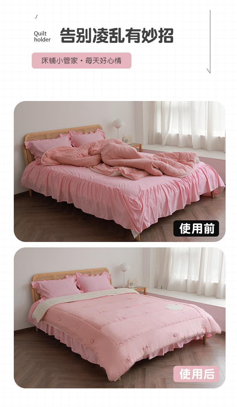 新款蘑菇头被子固定器双按压床单固定器被套防跑固定扣厂家家用详情4