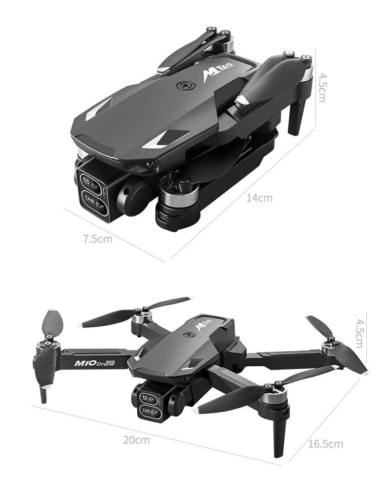 M10无人机带屏控无刷折叠飞行器光流定位遥控飞机跨境外贸玩具详情23