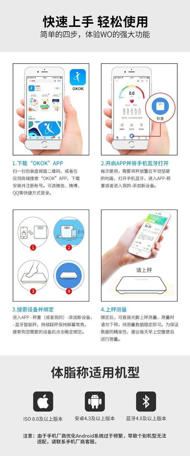 电子秤体重秤家用精准小型人体秤称体重计电子称智能体脂秤减肥秤详情16