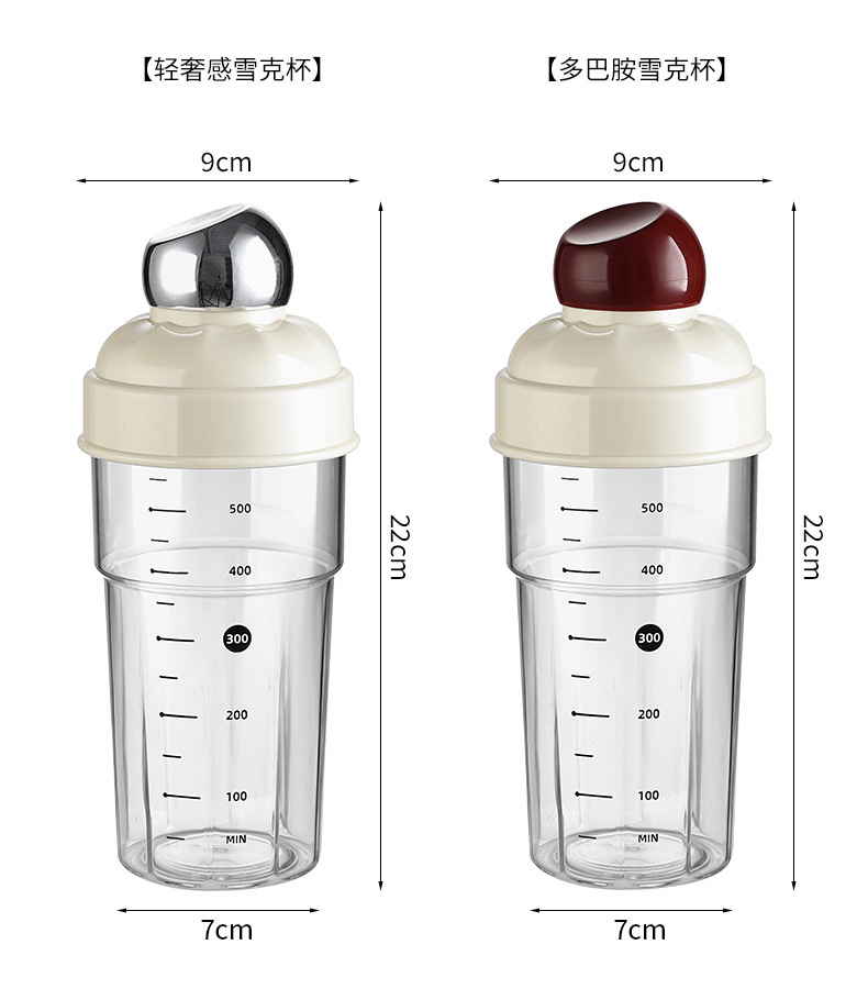 雪克杯一套调酒器套装shake杯饮料奶茶手打柠檬茶制作工具带刻度02302-1070详情5