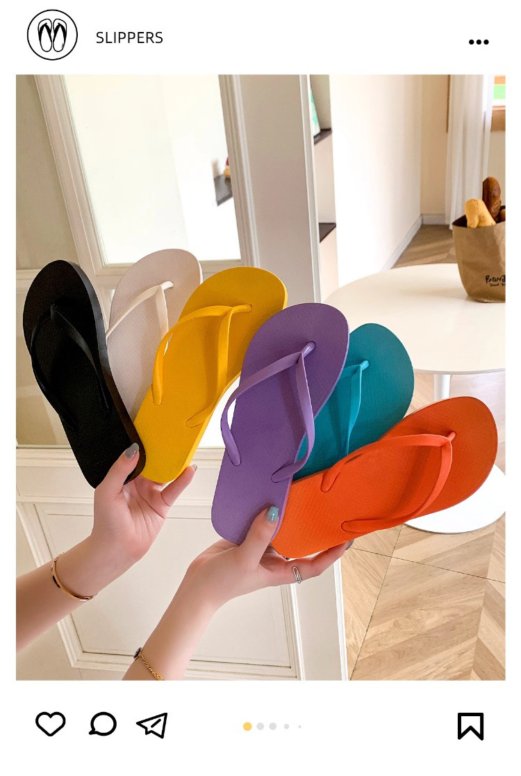 2025新款黑色人字拖女夹脚凉拖鞋女夏季外穿防滑平底跟沙滩鞋批发详情1