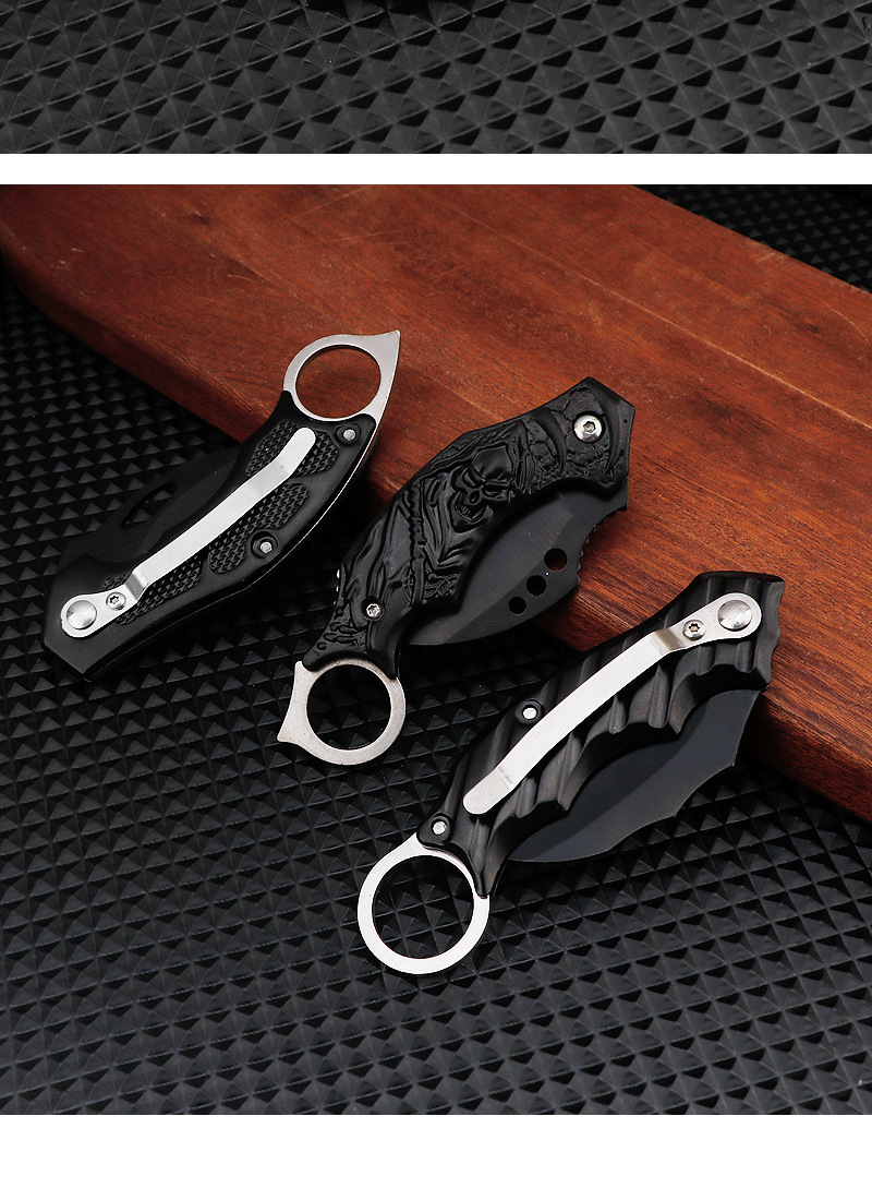 In-stock folding knife, claw knife, multi-functional outdoor survival knife, portable mini fruit knife pic 10